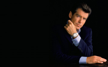 обоя мужчины, pierce brosnan, часы