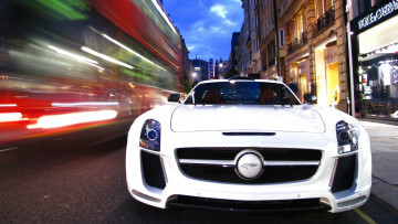 Картинка автомобили mercedes-benz sls amg roadster fab design
