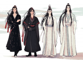 Картинка аниме mo+dao+zu+shi лань ванцзи вэй усянь