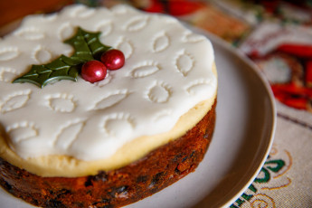 Картинка праздничные угощения рождественский пудинг