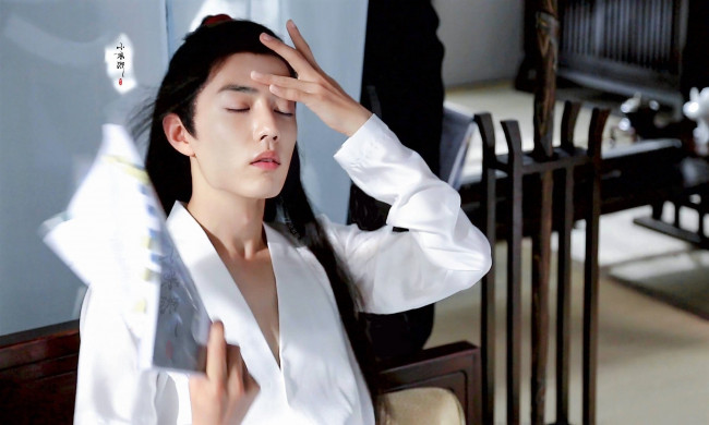 Обои картинки фото мужчины, xiao zhan, актер, костюм, сценарий