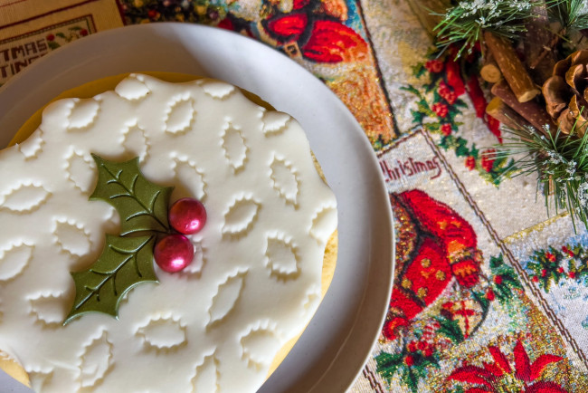 Обои картинки фото праздничные, угощения, рождественский, пудинг