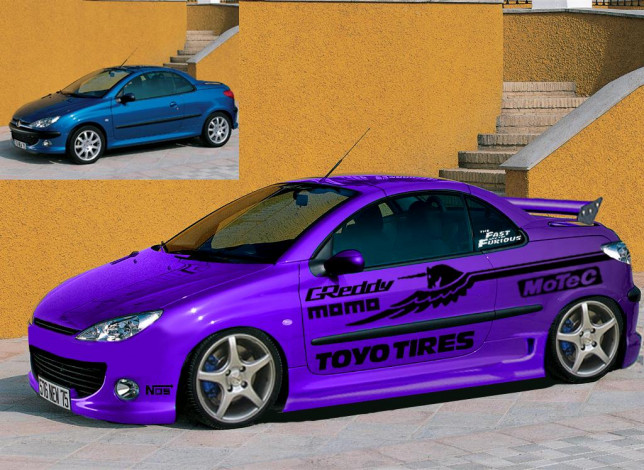 Обои картинки фото автомобили, peugeot