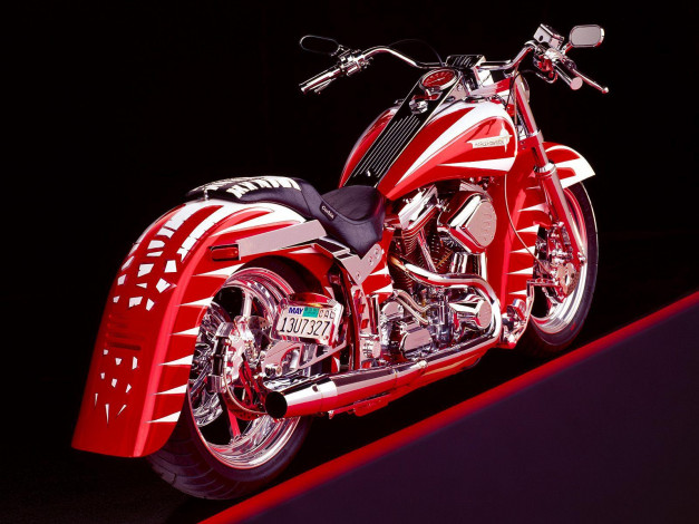 Обои картинки фото 1995, harley, davidson, мотоциклы