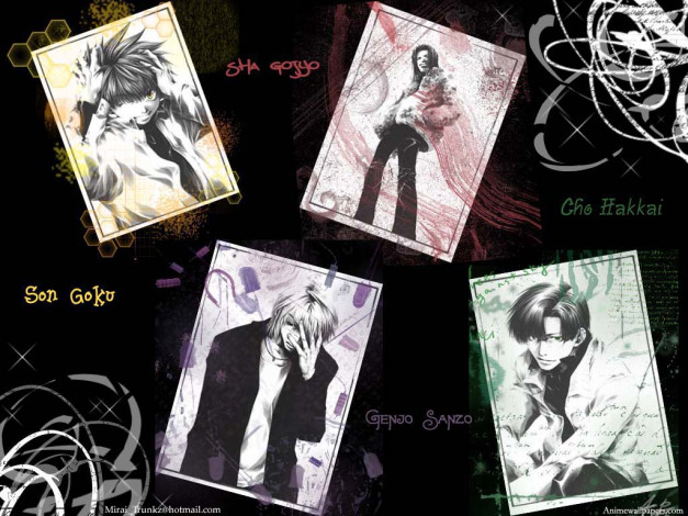 Обои картинки фото аниме, saiyuki