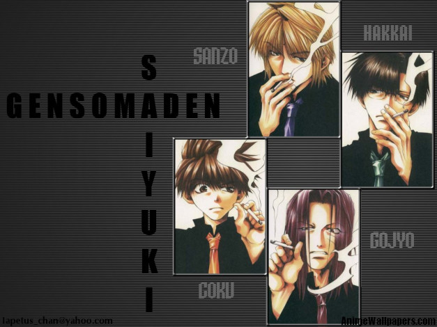 Обои картинки фото аниме, saiyuki