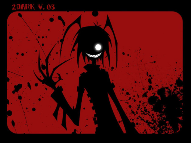 Обои картинки фото gothic, girlz, 10, рисованные, минимализм