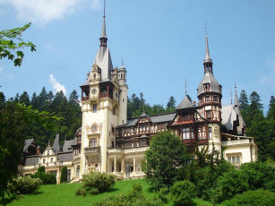 Картинка города замок пелеш румыния