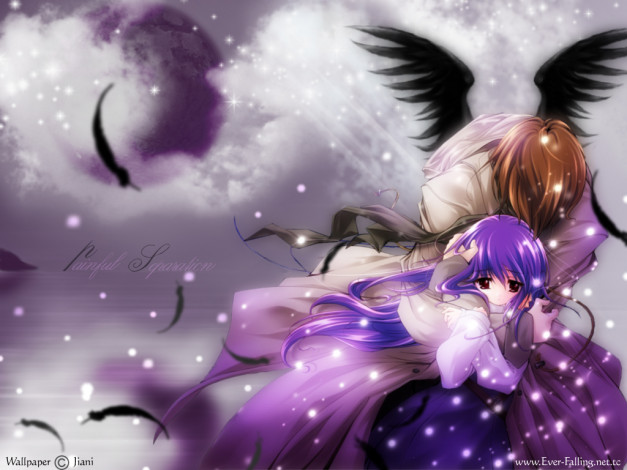 Обои картинки фото аниме, angels, demons