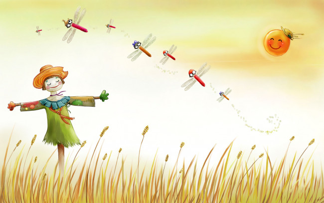 Обои картинки фото рисованные, животные, насекомые