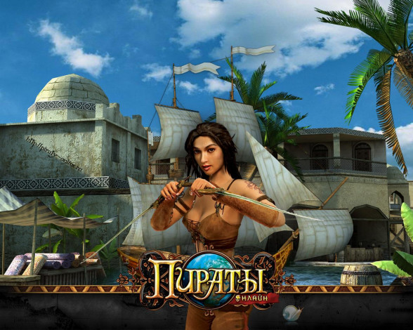 Обои картинки фото пираты, онлайн, видео, игры, voyage, century, online