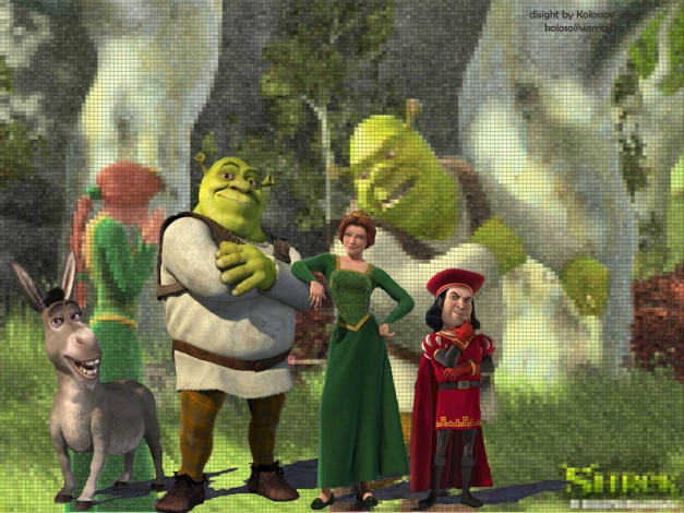 Обои картинки фото мультфильмы, shrek