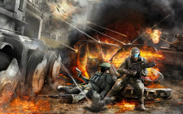 обоя tom, clancy`s, ghost, recon, advanced, warfighter, видео, игры