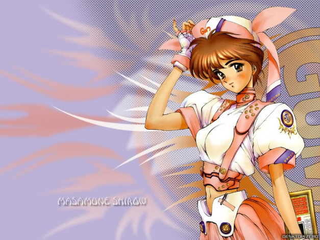 Обои картинки фото аниме, masamune, shirow, artbook