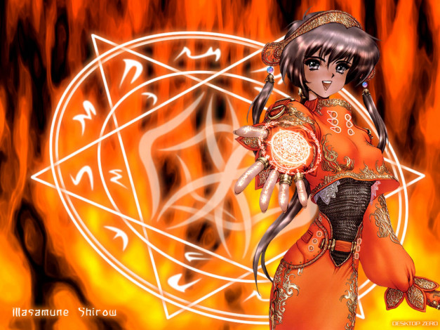 Обои картинки фото аниме, masamune, shirow, artbook