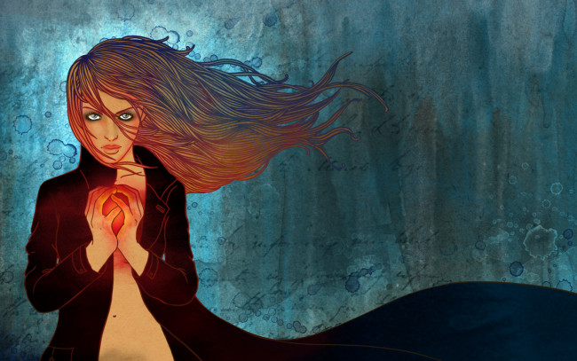 Обои картинки фото рисованные, люди