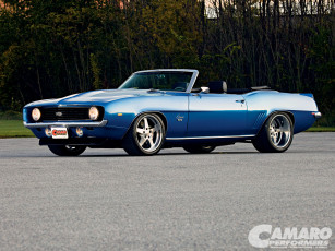 Картинка 1969 camaro ss convertible автомобили