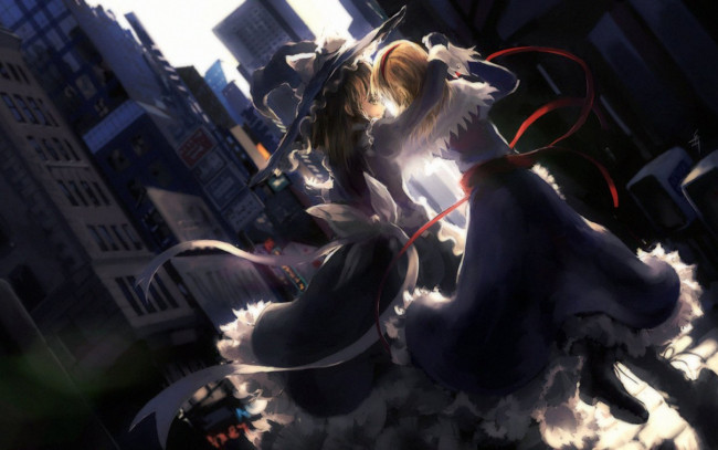 Обои картинки фото аниме, touhou