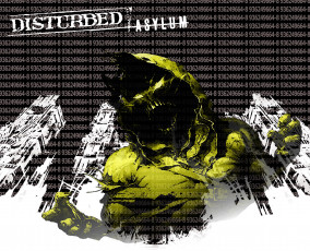 обоя disturbed, музыка, ню-метал, сша