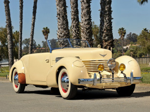 Картинка cord 812 sc phaeton 1937 автомобили классика авто