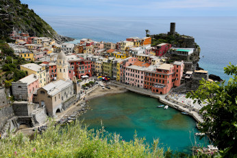 Картинка города амальфийское лигурийское побережье италия