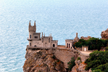 Картинка города ласточкино гнездо украина скала замок