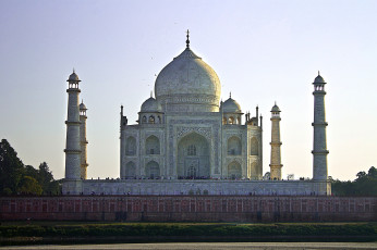 Картинка города тадж махал индия мечеть мавзолей