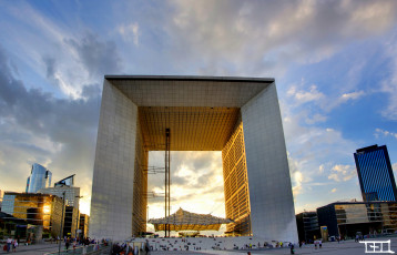 Картинка города париж франция арка