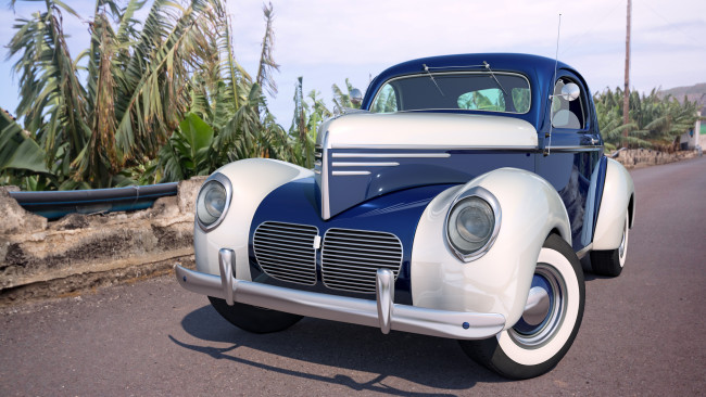 Обои картинки фото автомобили, 3д, willys, 1940