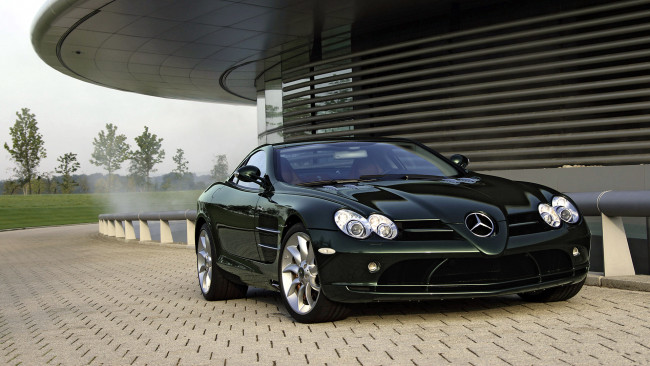 Обои картинки фото mercedes, slr, автомобили, benz, двигатели, автобусы, грузовики, легковые, подразделение, daimler, ag, германия, mercedes-benz