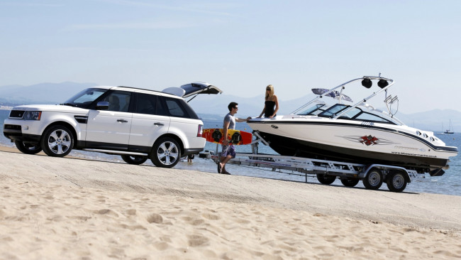 Обои картинки фото range, rover, sport, автомобили, класс, люкс, великобритания, полноразмерный, внедорожник