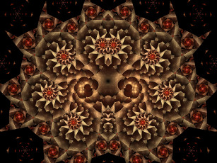 Картинка 3д+графика фракталы+ fractal цвета фон узор