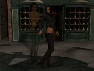 Картинка 3д+графика люди+ people взгляд девушка фон