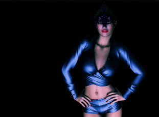 Картинка 3д+графика люди+ people фон девушка взгляд