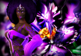 Картинка 3д+графика люди+ people фон взгляд девушка