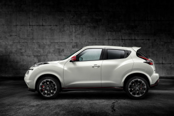 Картинка 2015+nissan+juke+nismo+rs автомобили nissan datsun белый nismo тюнинг сбоку juke