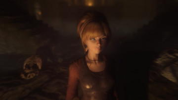 Картинка 3д+графика фантазия+ fantasy фон взгляд девушка