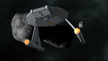 Картинка космос арт вселенная звезды космический корабль