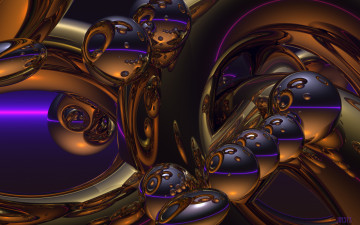 Картинка 3д+графика фракталы+ fractal цвета фон узор