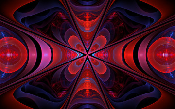 Картинка 3д+графика фракталы+ fractal узор цвета фон