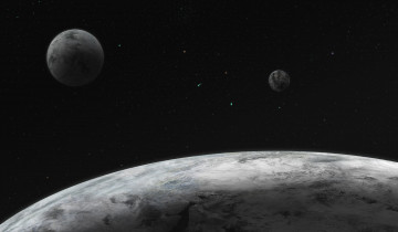 Картинка космос арт вселенная звезды планеты