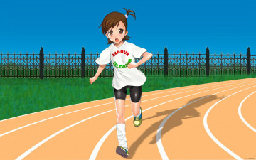 Картинка аниме unknown +другое стадион девушка