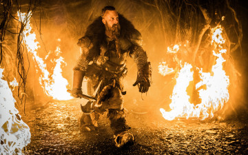 Картинка кино+фильмы the+last+witch+hunter последний охотник на ведьм топор воин огонь вин дизель