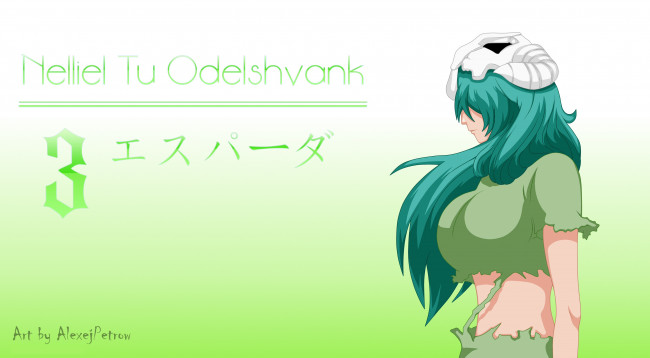 Обои картинки фото аниме, bleach, фон, девушка, взгляд