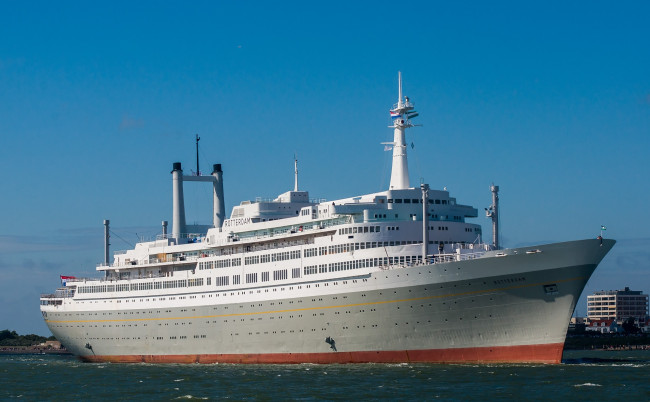 Обои картинки фото ss rotterdam, корабли, лайнеры, круизный, лайнер