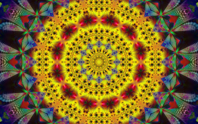 Обои картинки фото 3д графика, фракталы , fractal, узор, цвета, фон