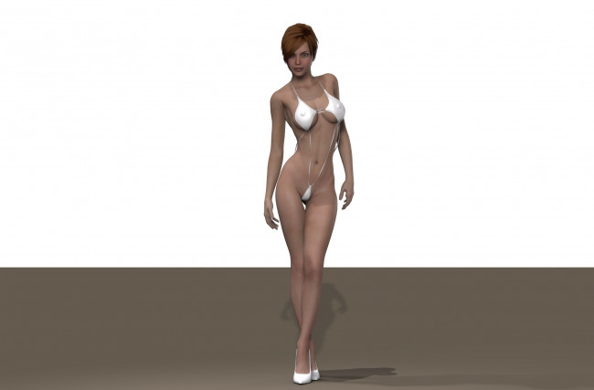 Обои картинки фото 3д графика, люди , people, девушка, взгляд, фон, грудь