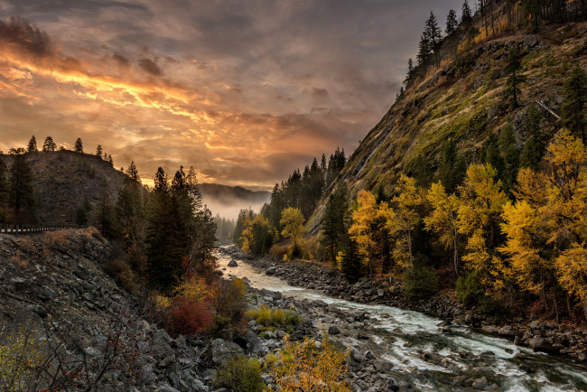 Обои картинки фото природа, реки, озера, лес, горы, река