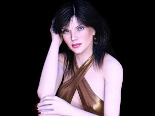 Картинка 3д+графика люди+ people девушка фон взгляд