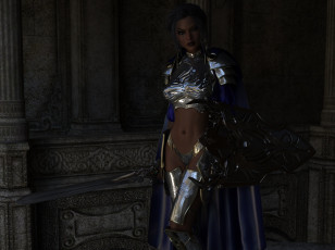 Картинка 3д+графика амазонки+ amazon фон взгляд девушка